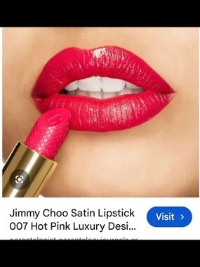 Jimmy Choo Satin Lipstick- 007 Hot Pink BNIB